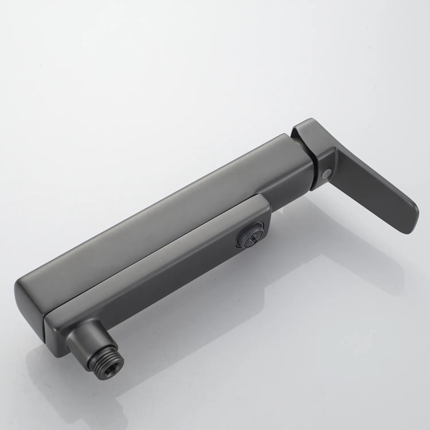 Смеситель для ванны Shevanik S9952T, оружейная сталь