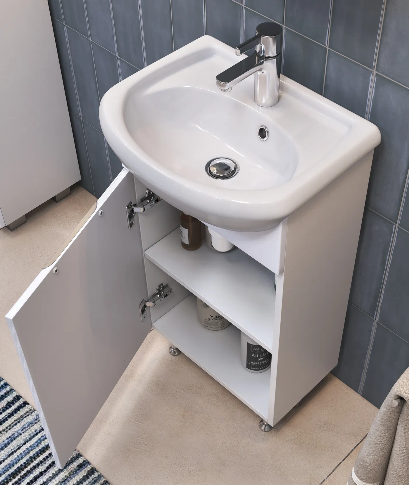 Тумба с раковиной напольная VIGO Callao tn.CAL.UYU.45.1D, 45 см