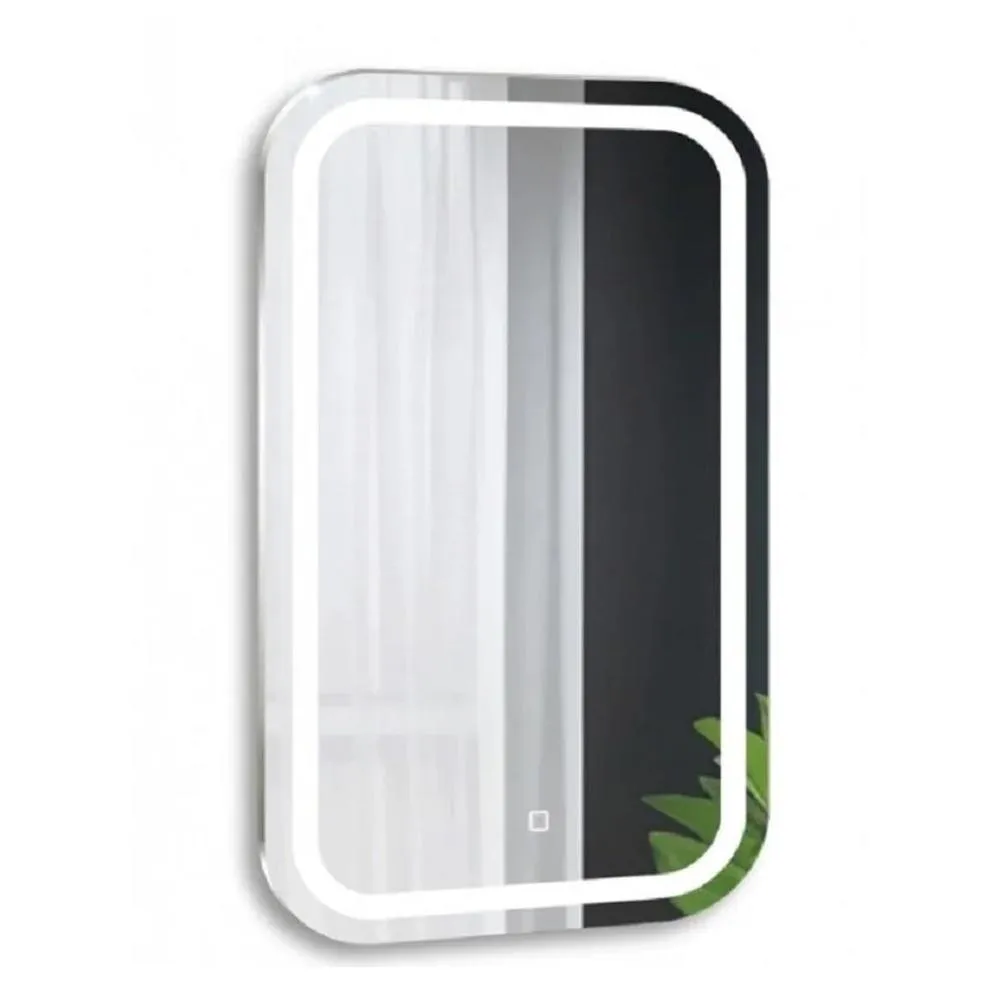 Зеркало Silver Mirrors Malta-Lite 500х700 (открытая подсветка, гор/вер.крепление,сенсорный выкл.)