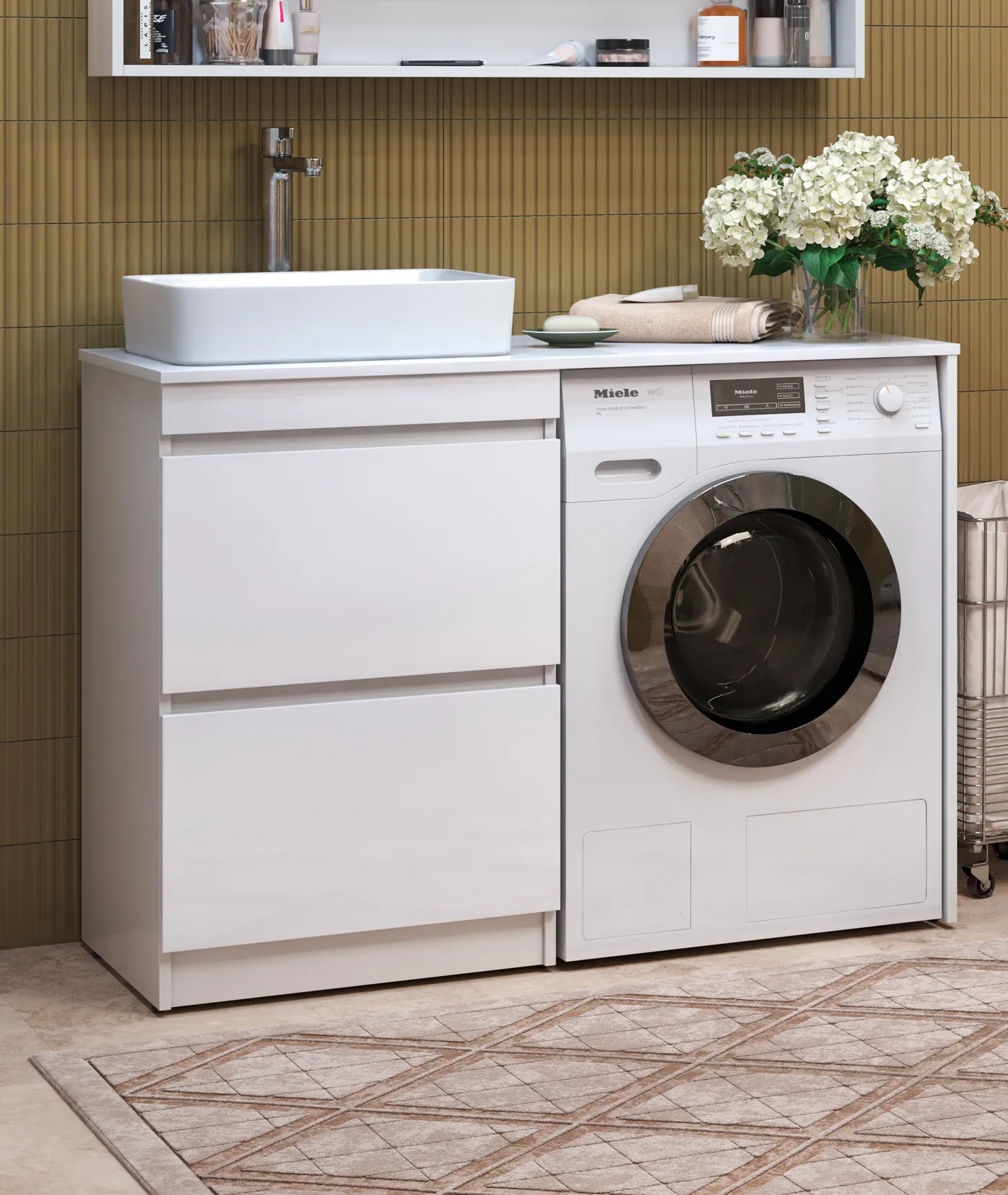 Тумба с раковиной напольная VIGO Urban tn.URB.60.2Y, 60 см