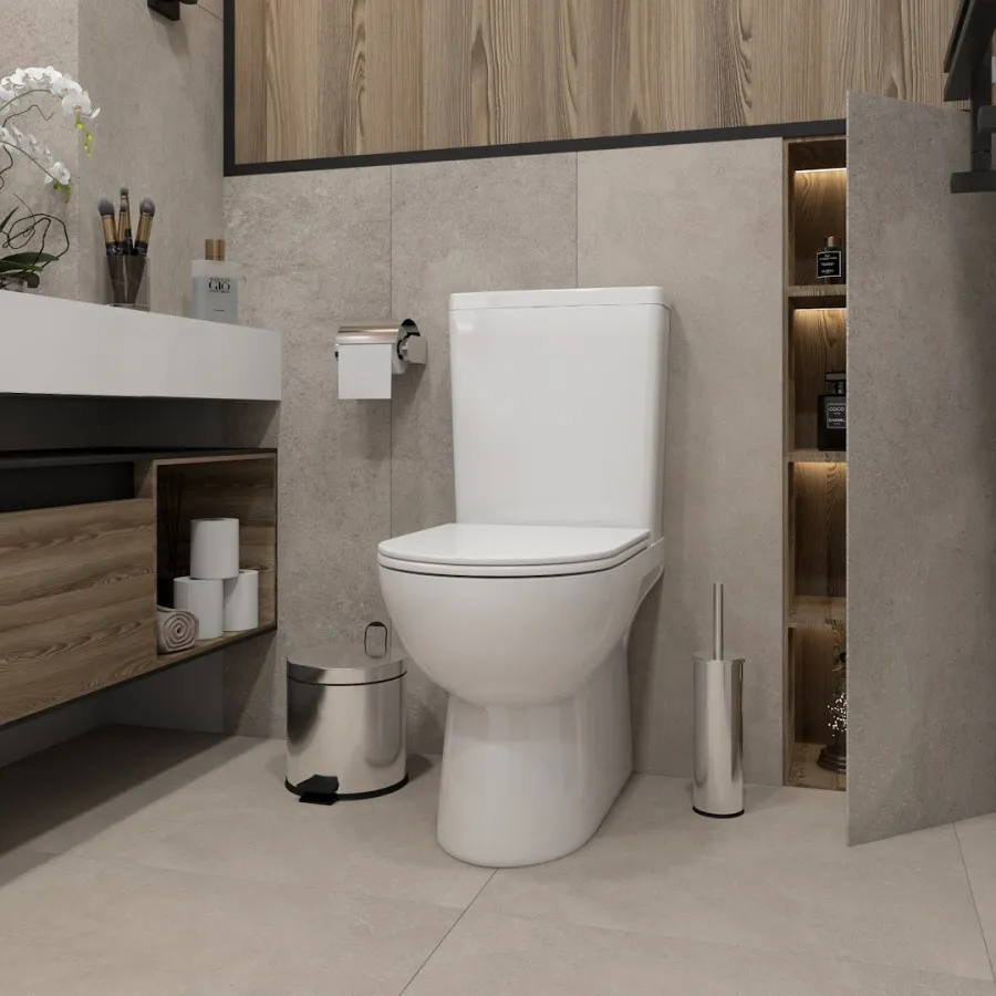 Унитаз напольный Maretti Sofia безободковый с микролифтом, SF10NBM50-844, белый