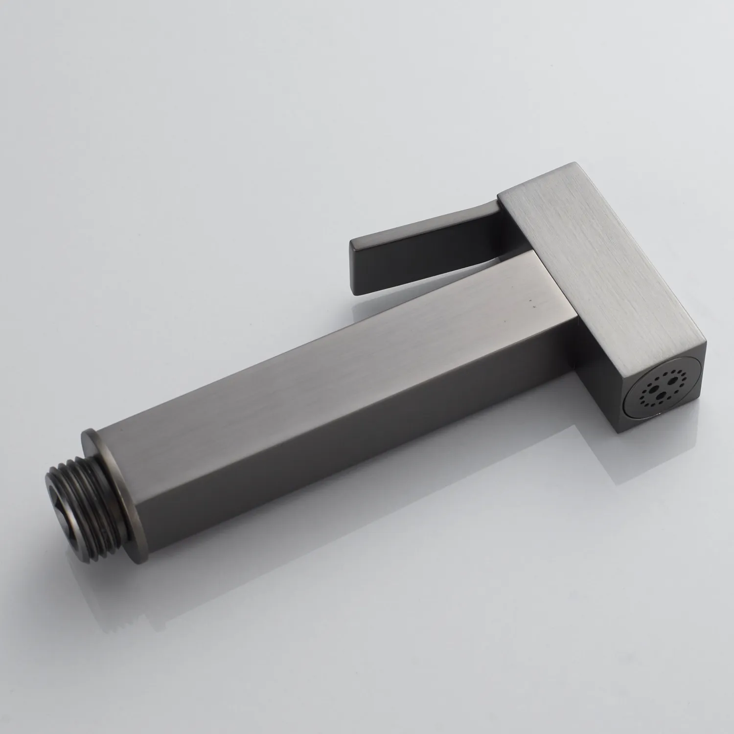 Гигиенический душ с термостатом Rose R965T, оружейная сталь