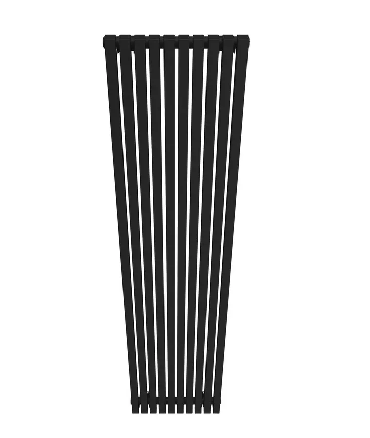 Радиатор КЗТО QUADRUM 30 V 1 1750-4 черный матовый муар, боковое подключение