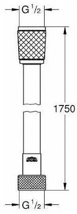 Душевой шланг Grohe Relexaflex 45992001 хром