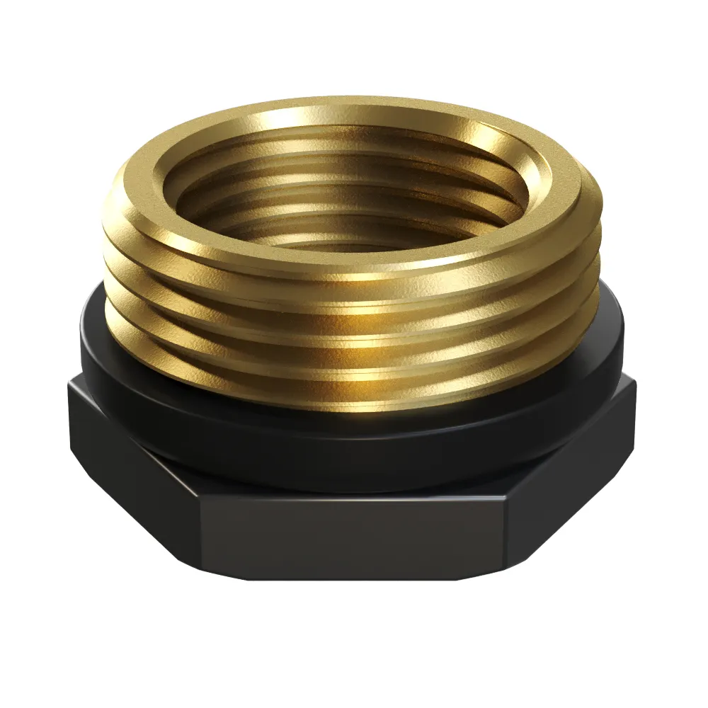 Переходник для радиатора Kohr 3/4"x1/2" черный (AK9017)