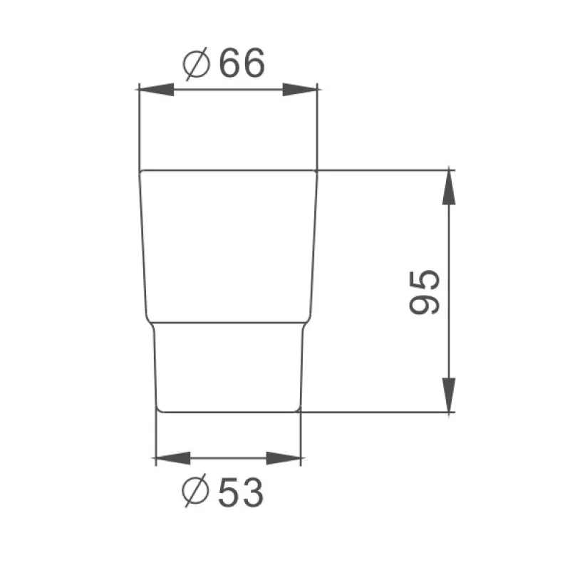 Стакан для ванной комнаты D-Lin D6002, белый