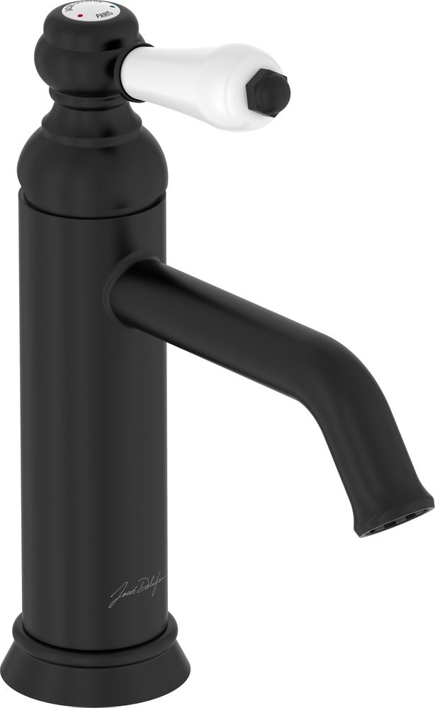 Смеситель для раковины Jacob Delafon LOUISE без донного клапана матовый черный (E24360-BL)