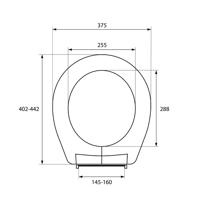 Сиденье для унитаза Milardo PP Seat Cover полипропилен (010PP00M31)
