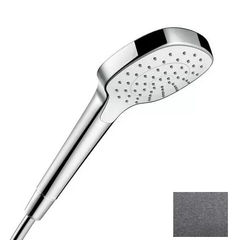 Ручной душ Croma Select E 1jet Hansgrohe 26814340, шлифованный черный хром
