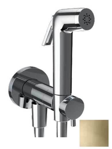 Гигиенический душ Almar Shut Off, Copper Brushed PVD (E136009.CO)