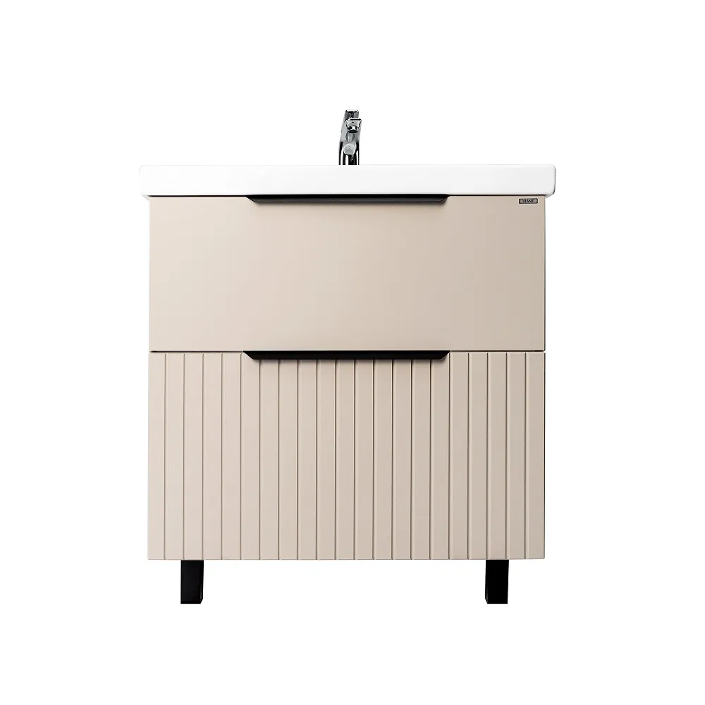 Тумба VIANT "Сицилия" MODUO 80 2 ящика капучино 425x764x820 (VSIC80MDCAP-T2Y)