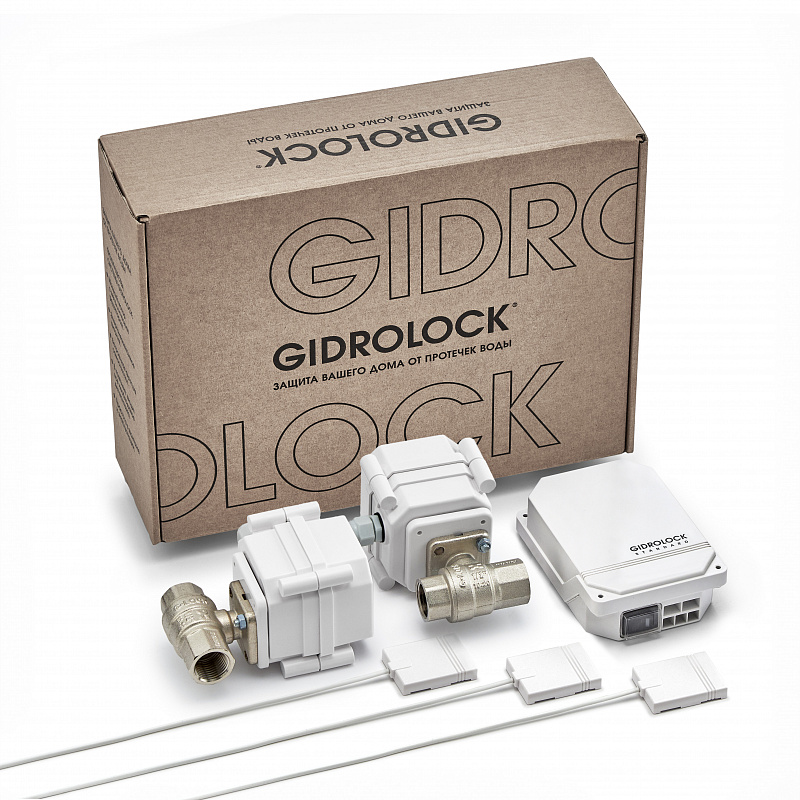 Комплект системы защиты от протечек воды Gidrolock Standard G-Lock 3/4