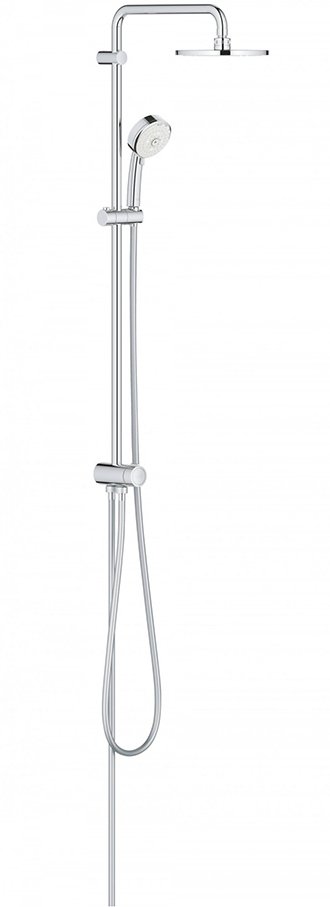 Душевая система Grohe New Tempesta Cosmopolitan 200 с переключателем 26453001 хром