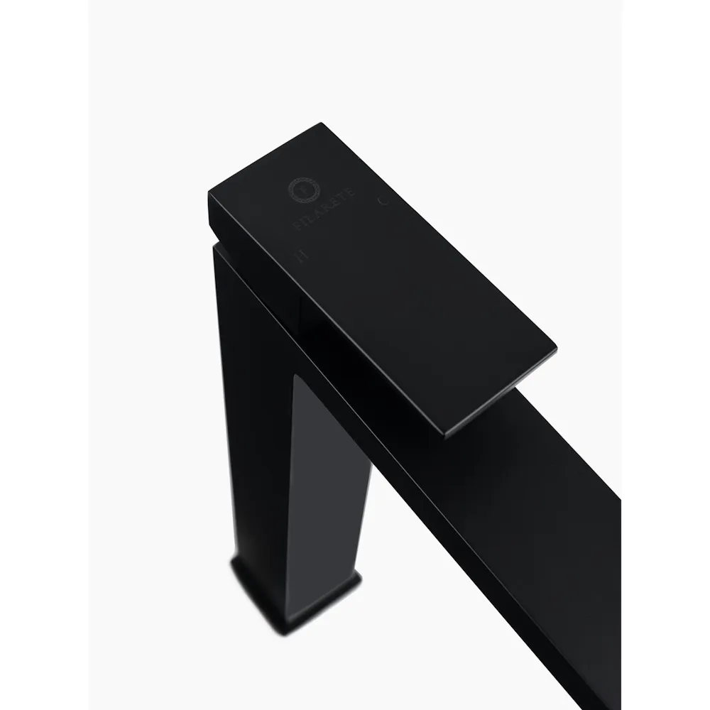 Смеситель для раковины высокий FILARETE Fing FL6040BL, черный