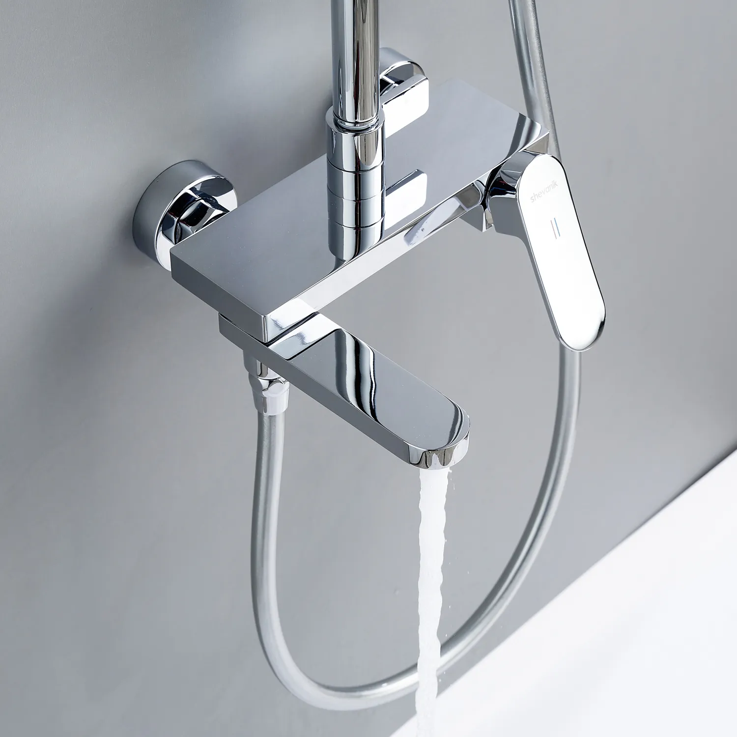 Душевая система Shevanik S4536, хром