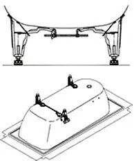 Ножки для ванн Kaldewei 5032 (581670000000)