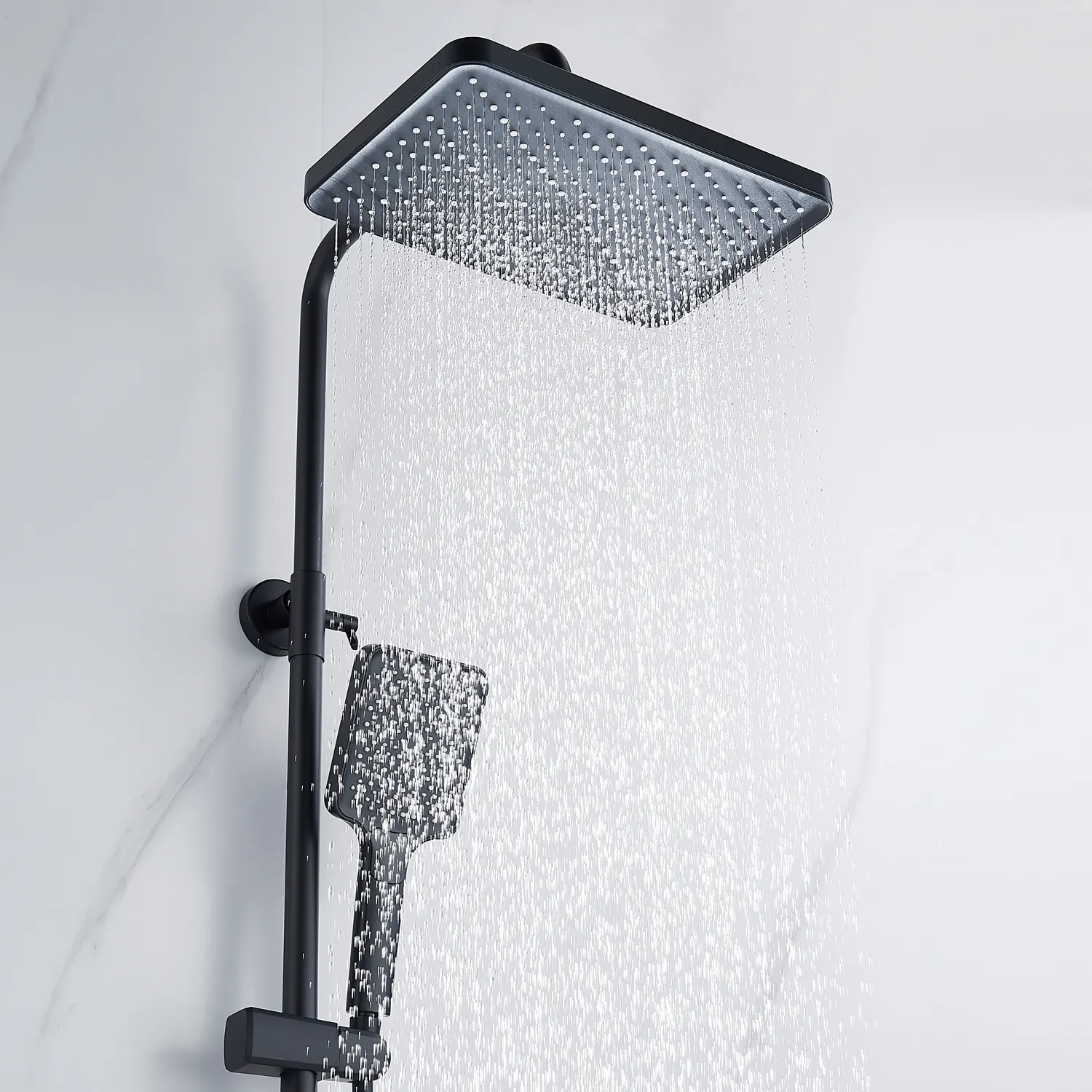 Душевая система Shevanik S4226H, черный