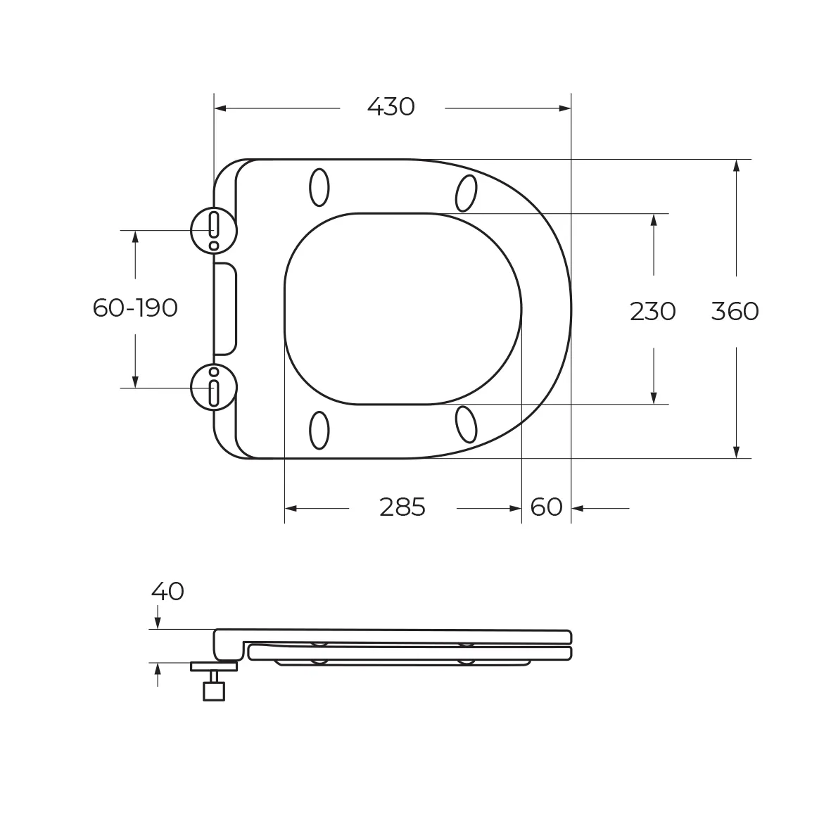 Чаша напольного унитаза BelBagno Flay-R, белый (BB2149CP-TOR/SC)