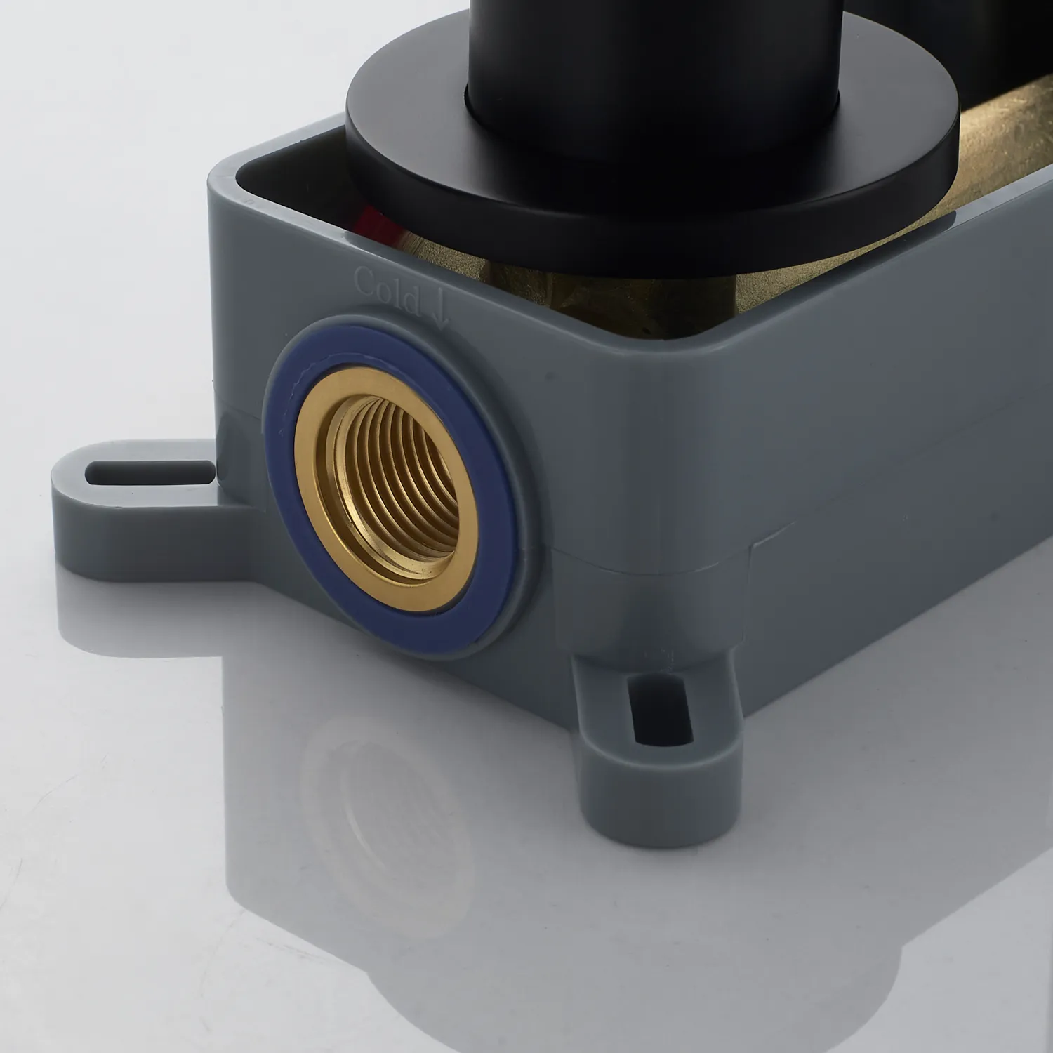 Смеситель для раковины встраиваемый Shevanik S4341H, черный