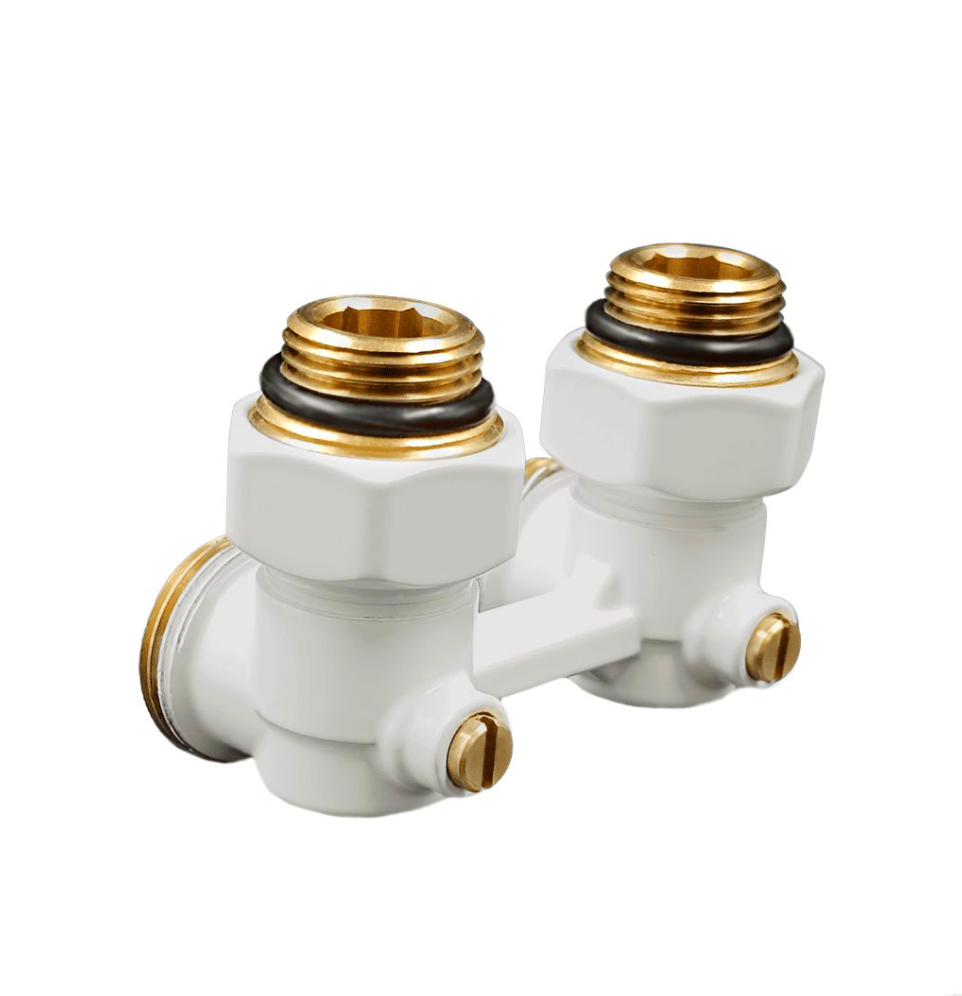 Угловой Н-образный клапан Primoclima Armature для нижнего подключения 3/4