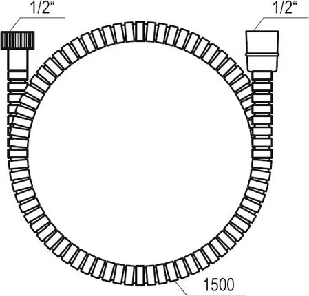 Шланг для душа Ravak 911.00 1.5м (X07P006)