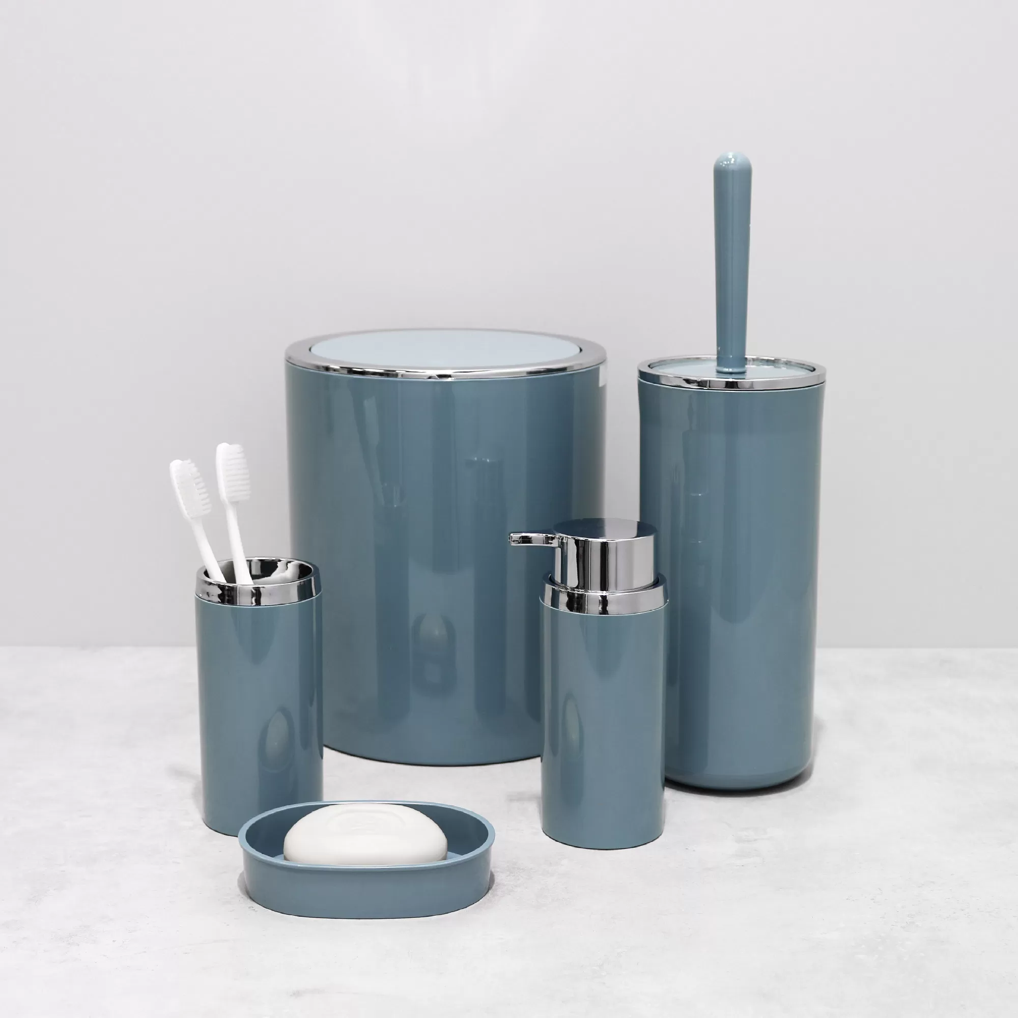 Мыльница FIXSEN ROUND BLUE (FX-455-4)