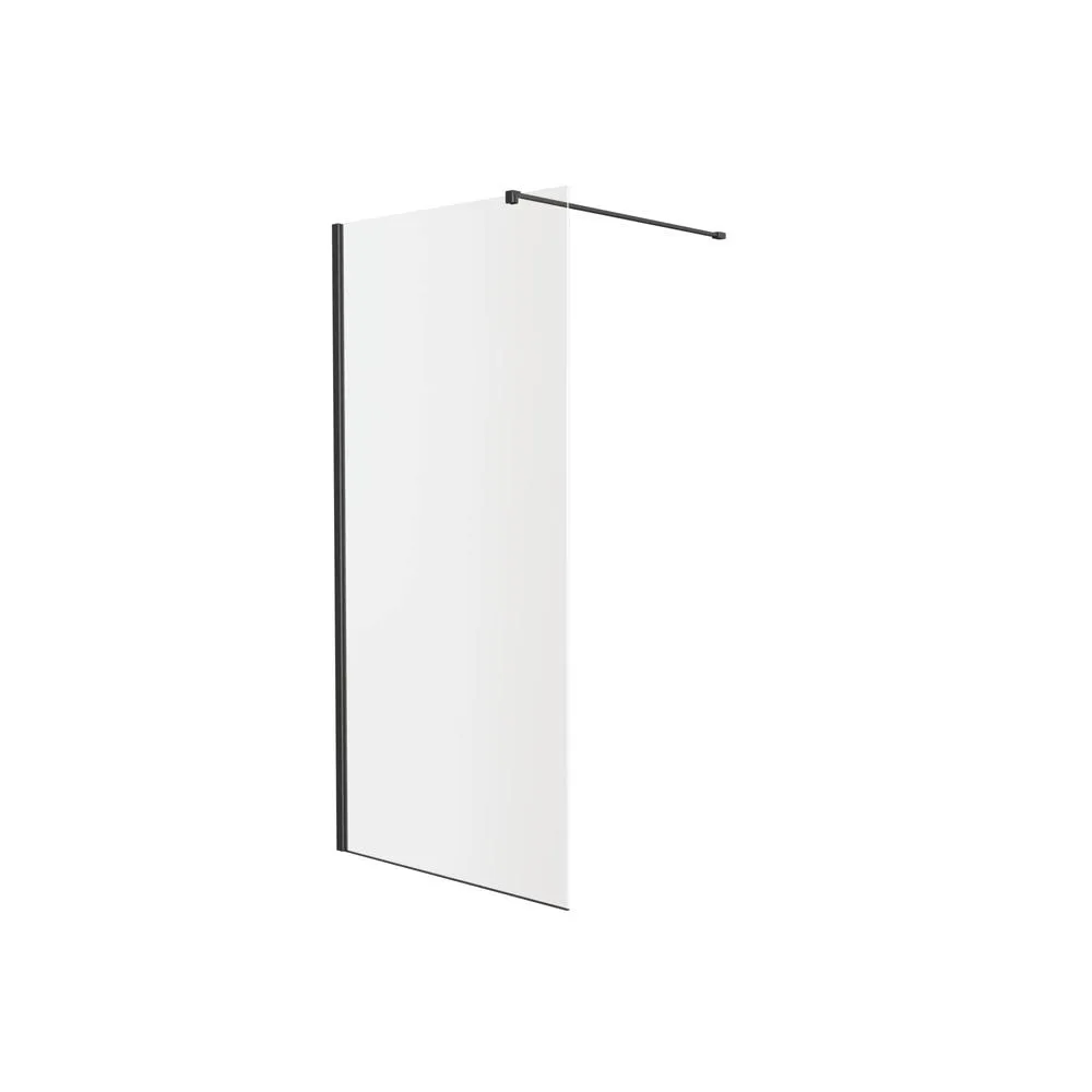 Душевая перегородка Knotlor WI100CG0GM 100х200, оружейная сталь