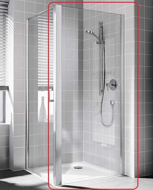 Боковая стенка для комбинации с дверью Kermi Cada Xs 860-910/2000 CKTWD09020VPK