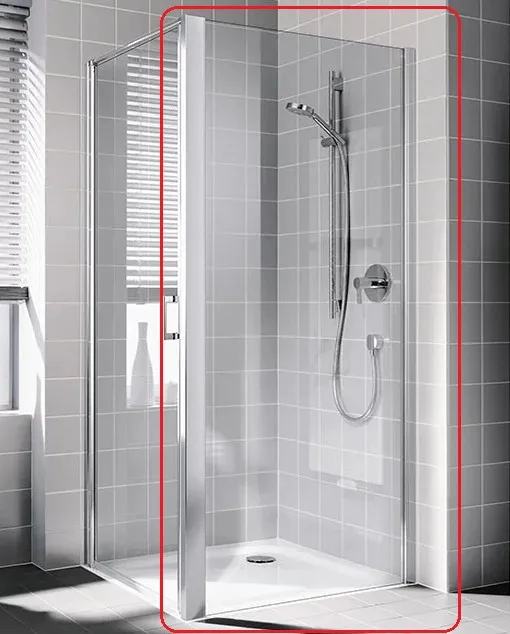 Боковая стенка для комбинации с дверью Kermi Cada Xs 860-910/2000 CKTWD09020VPK