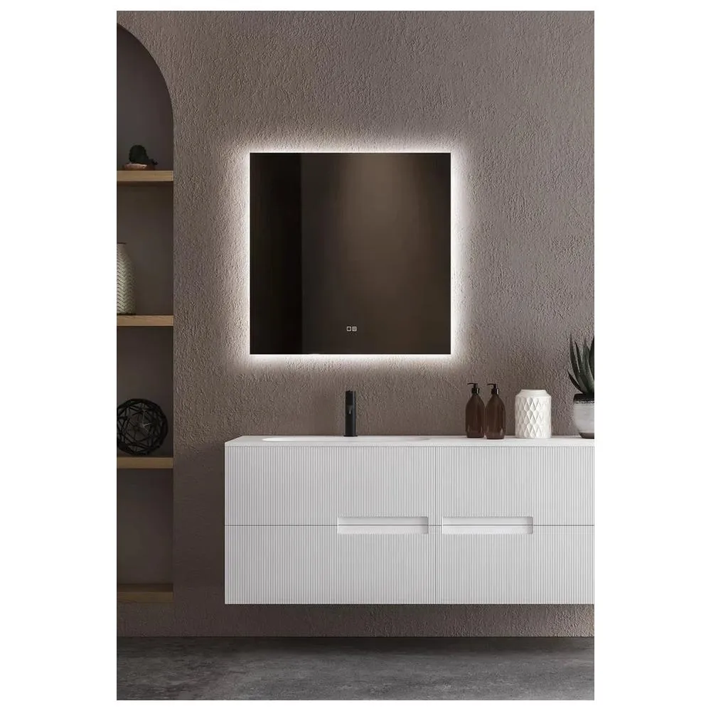 Зеркало Silver Mirrors Алмина 800х800 - 2 (подогрев, сенсорный выключатель)