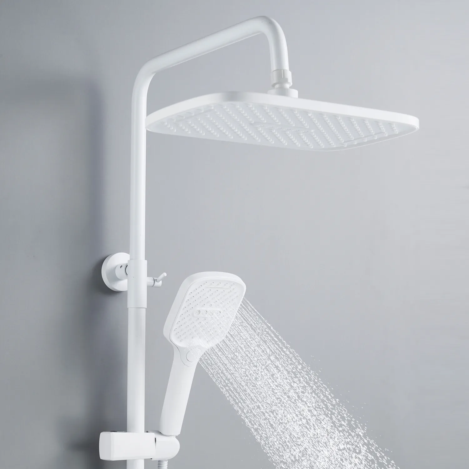 Душевая система Shevanik S4136C, белый