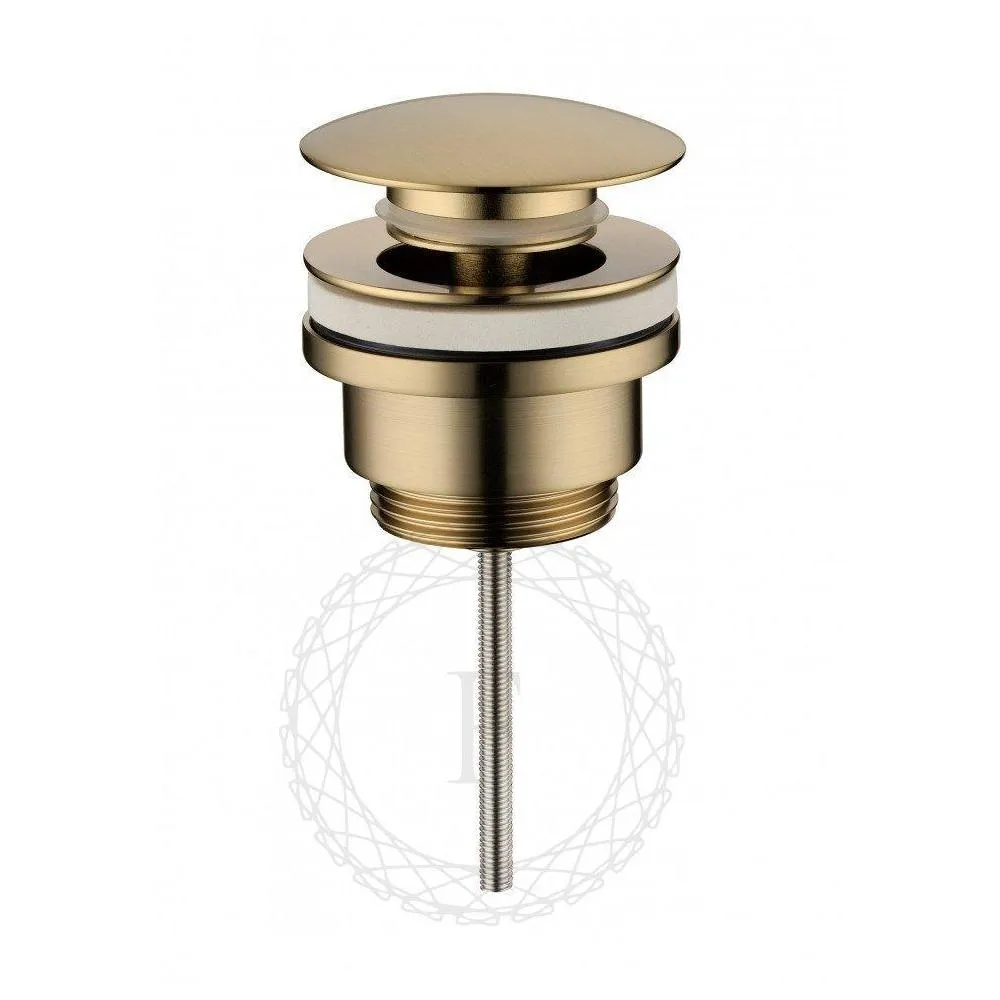 Донный клапан для раковины FILARETE FL75MG, матовое золото