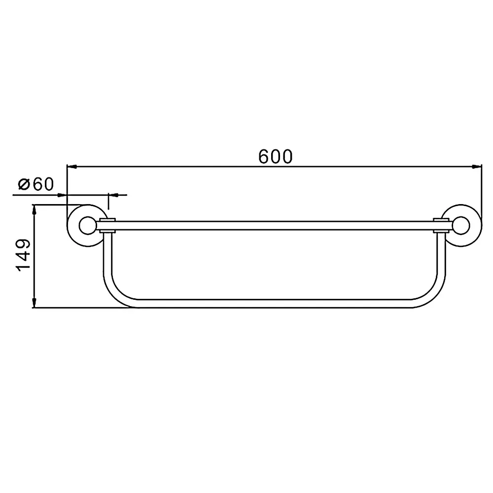 Полка для полотенец FRAP F30124,
