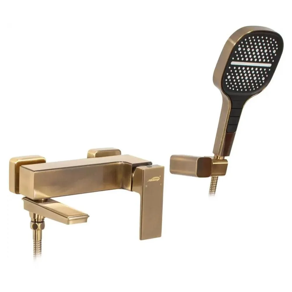 Смеситель для ванны Hansberge H4070BR, бронза