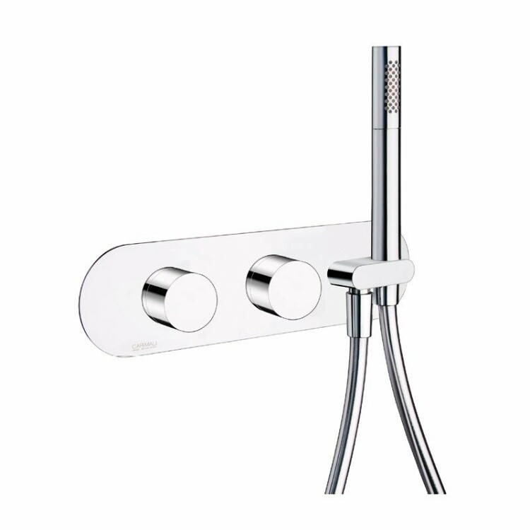 Смеситель для душа Carimali на 3 потребителя, хром (21938EST/A-CR)