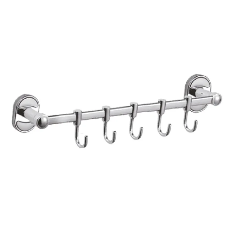 Планка с крючками для полотенец D-Lin D288700-5, хром