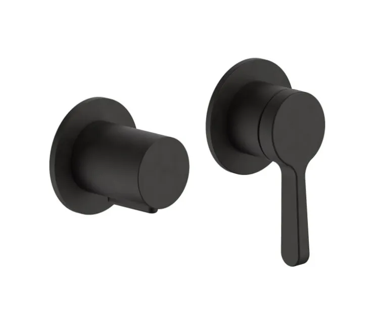 Смеситель для душа Fantini Torino, на 2 потребителя, Deep Black PVD (58 S1 L981B)