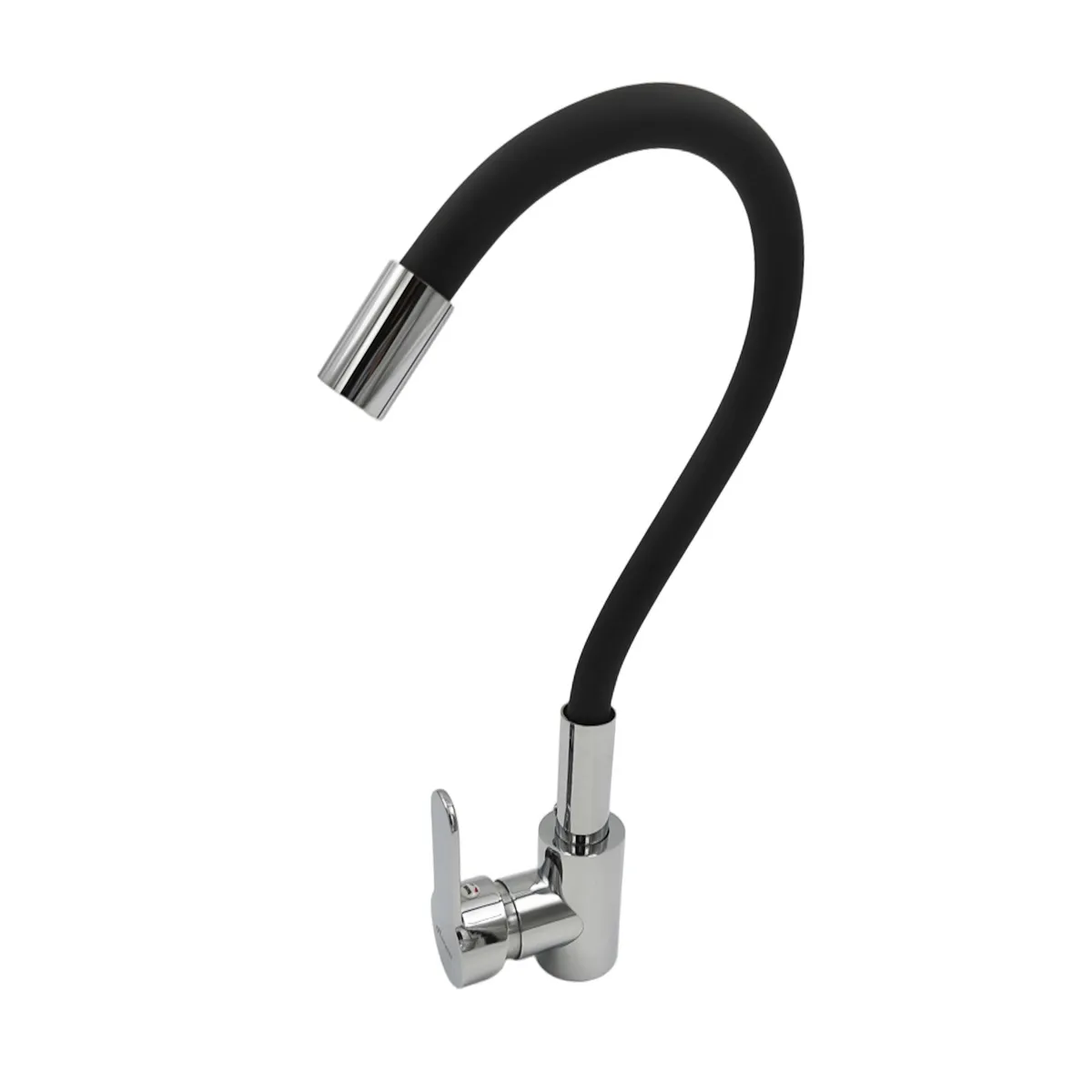 Смеситель для кухни с гибким изливом Maretti Project PC31RGZ32, хром/черный