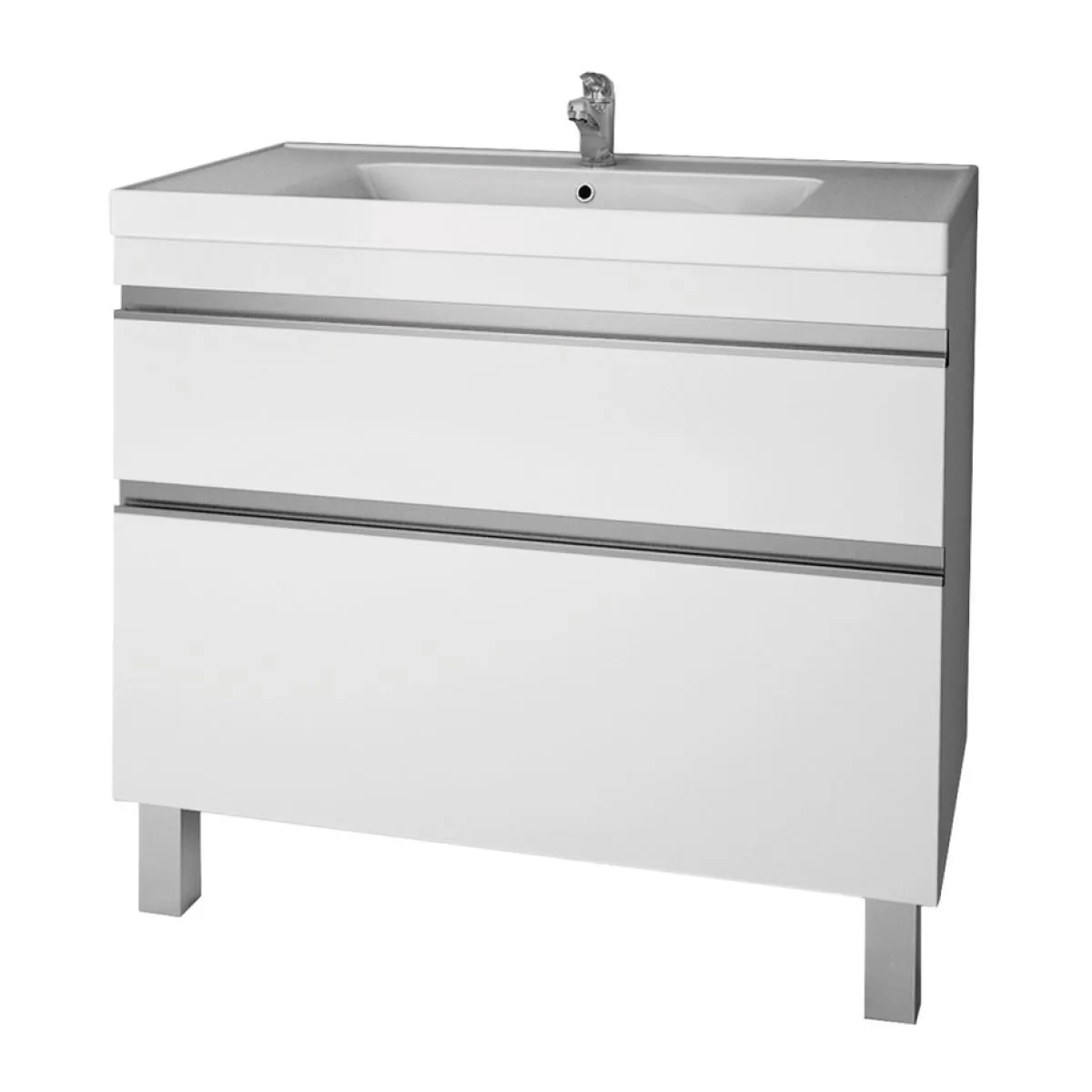 Тумба под раковину подвесная/напольная Dreja Grace Plus 90 см, белый