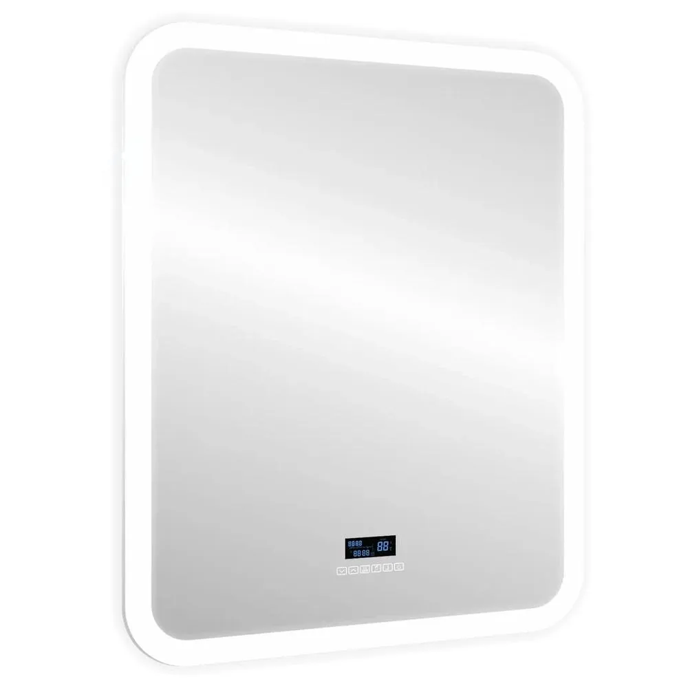 Зеркало Silver Mirrors Стив 800х1000 - 6 вертикальный (модуль мфм, двойной подогрев, сенсорный выключатель)