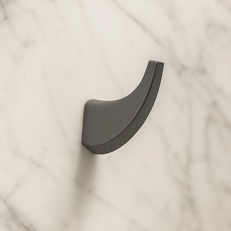 Крючок для ванной комнаты Knotlor RH103GM, оружейная сталь