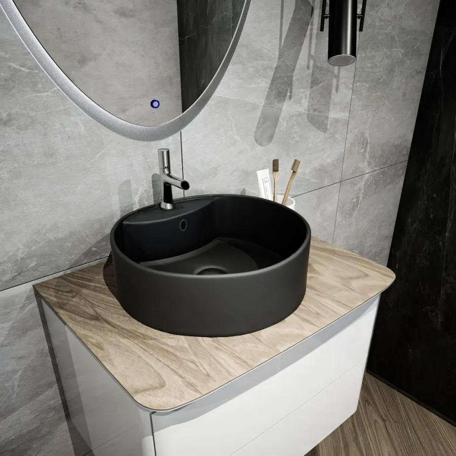 Раковина чаша Maretti EA13NS44-560, черная