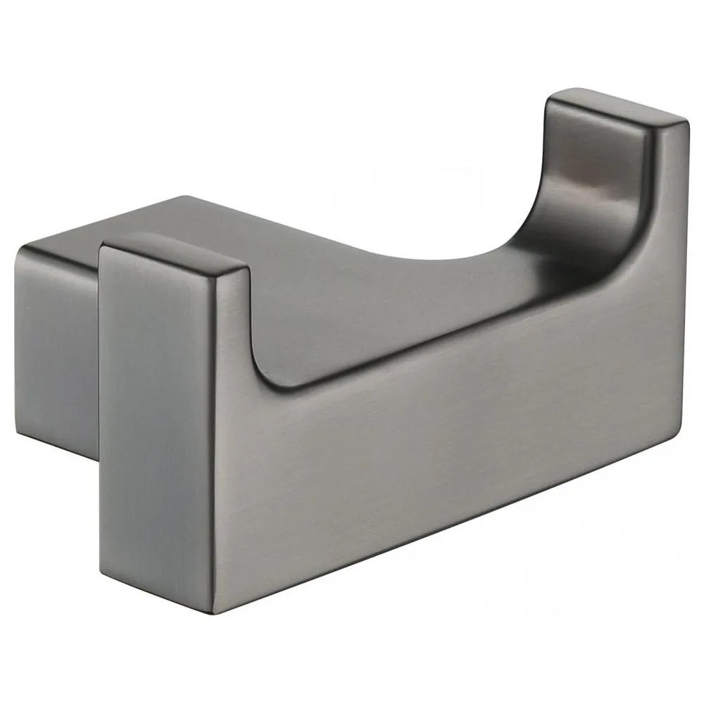 Крючок для ванной комнаты двойной Grocenberg AC0018BG, графит