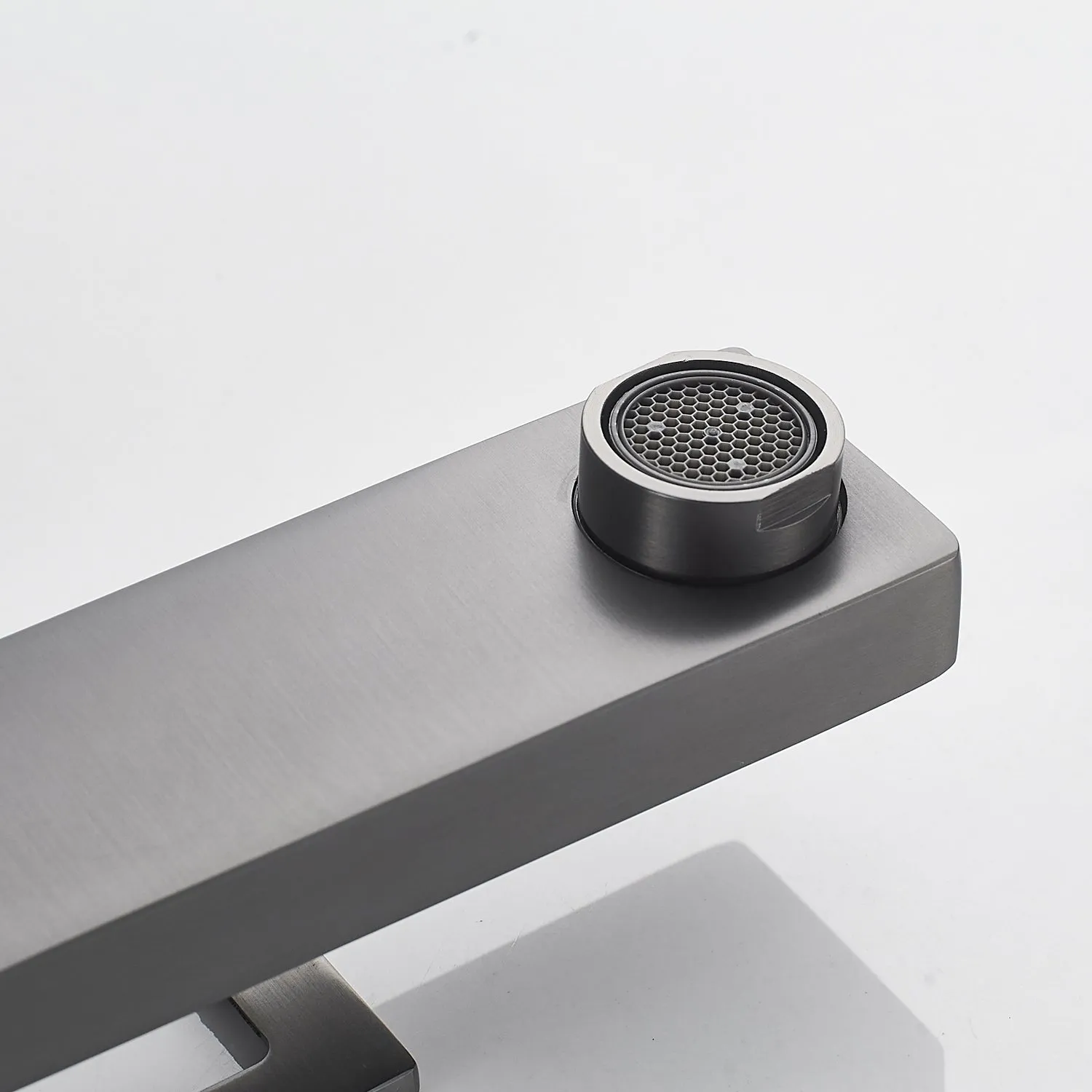 Смеситель для раковины Raffine F0196T, оружейная сталь