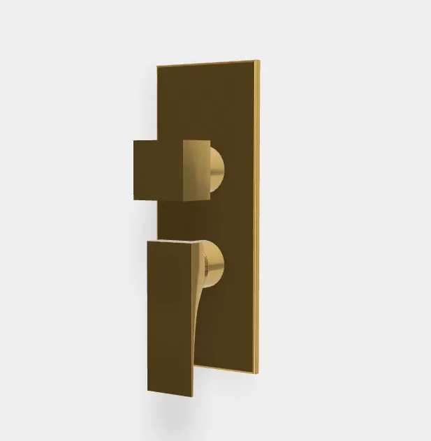 Смеситель для душа Fima Carlo Frattini Zeta, на 2/3 потребителя, золото (F3969X6OR)