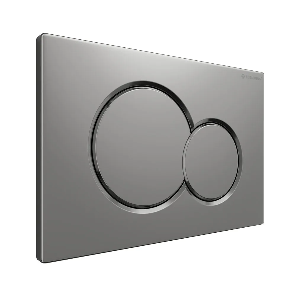 Клавиша смыва Terminus 52K24х16M, матовый хром