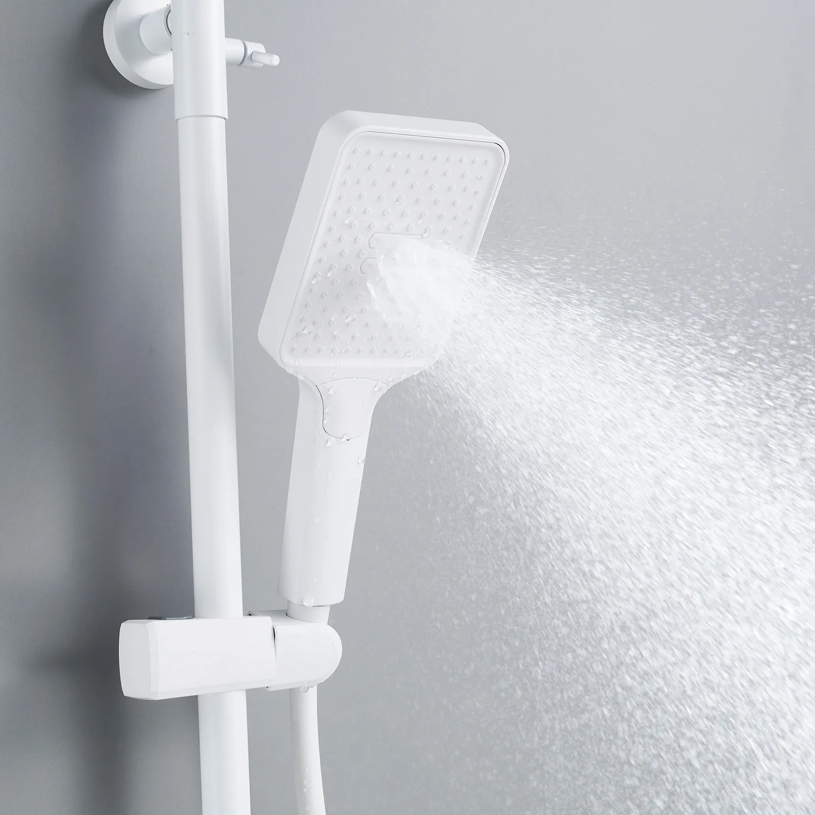 Душевая система Shevanik S4436C, белый