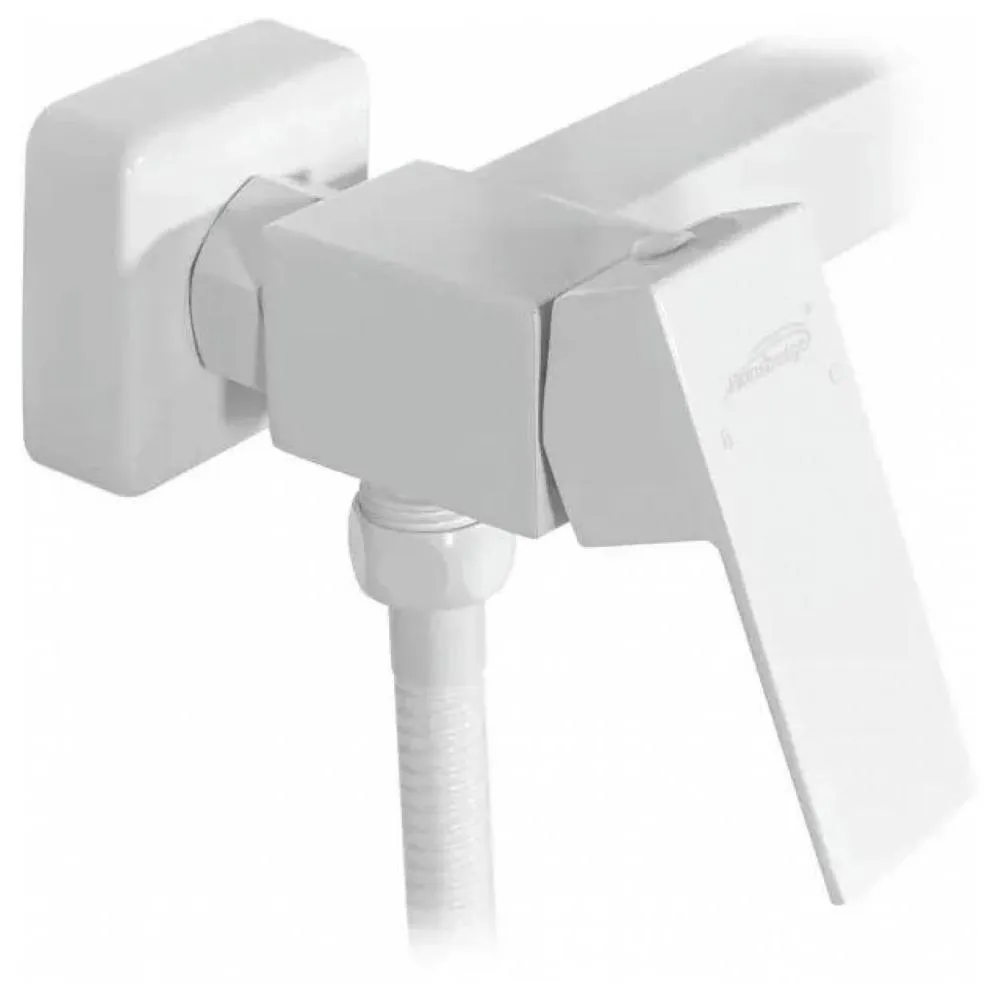 Гигиенический душ со смесителем Hansberge H0077WW, белый