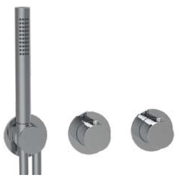 Смеситель для душа Almar 316 Stalnless Steel, на 2/3 потребителя, Stainless Steel AISI 316 (E180133.316)