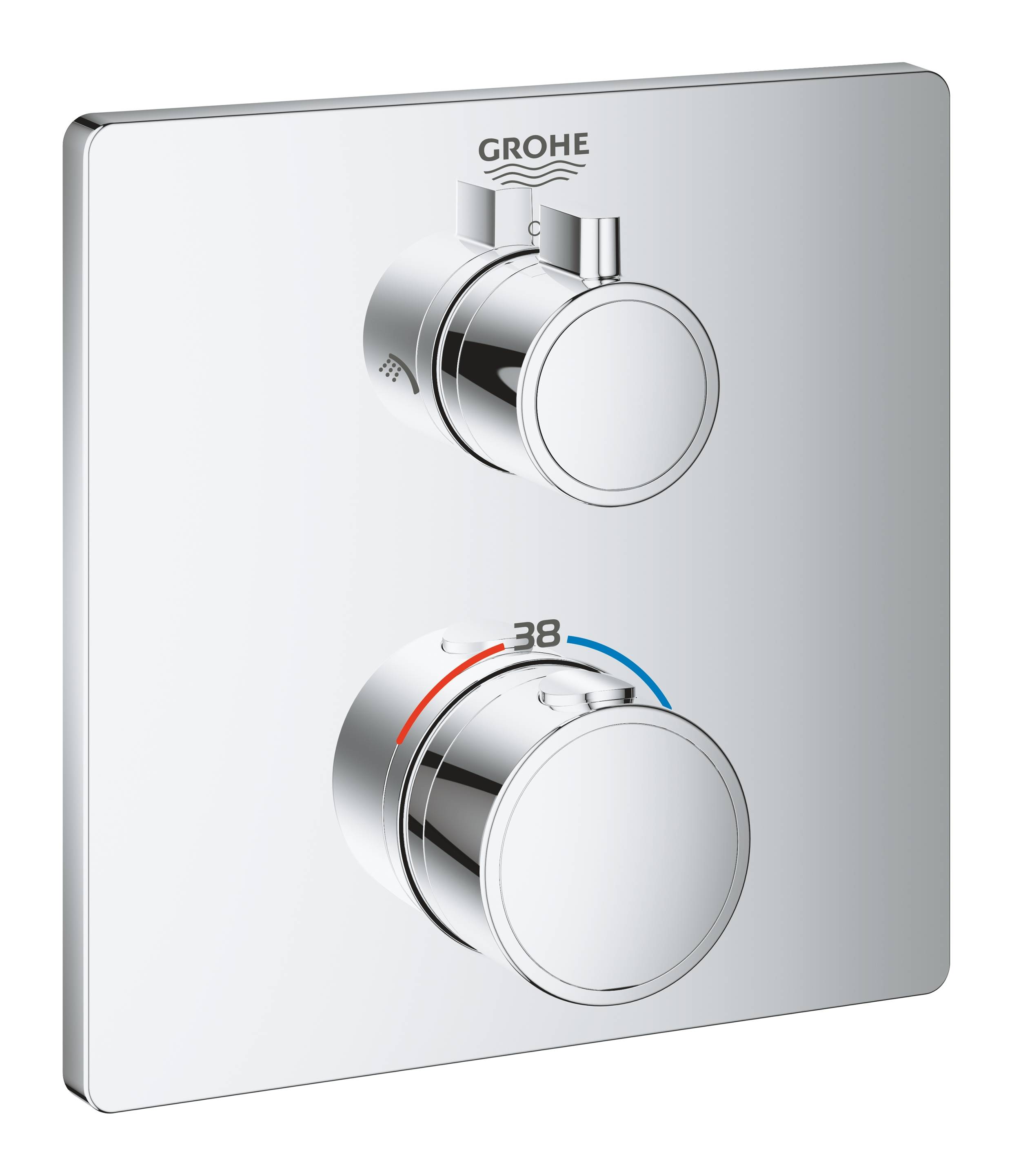 Термостат для душа Grohe Grohtherm встраиваемый без подключения шланга хром (24079000)